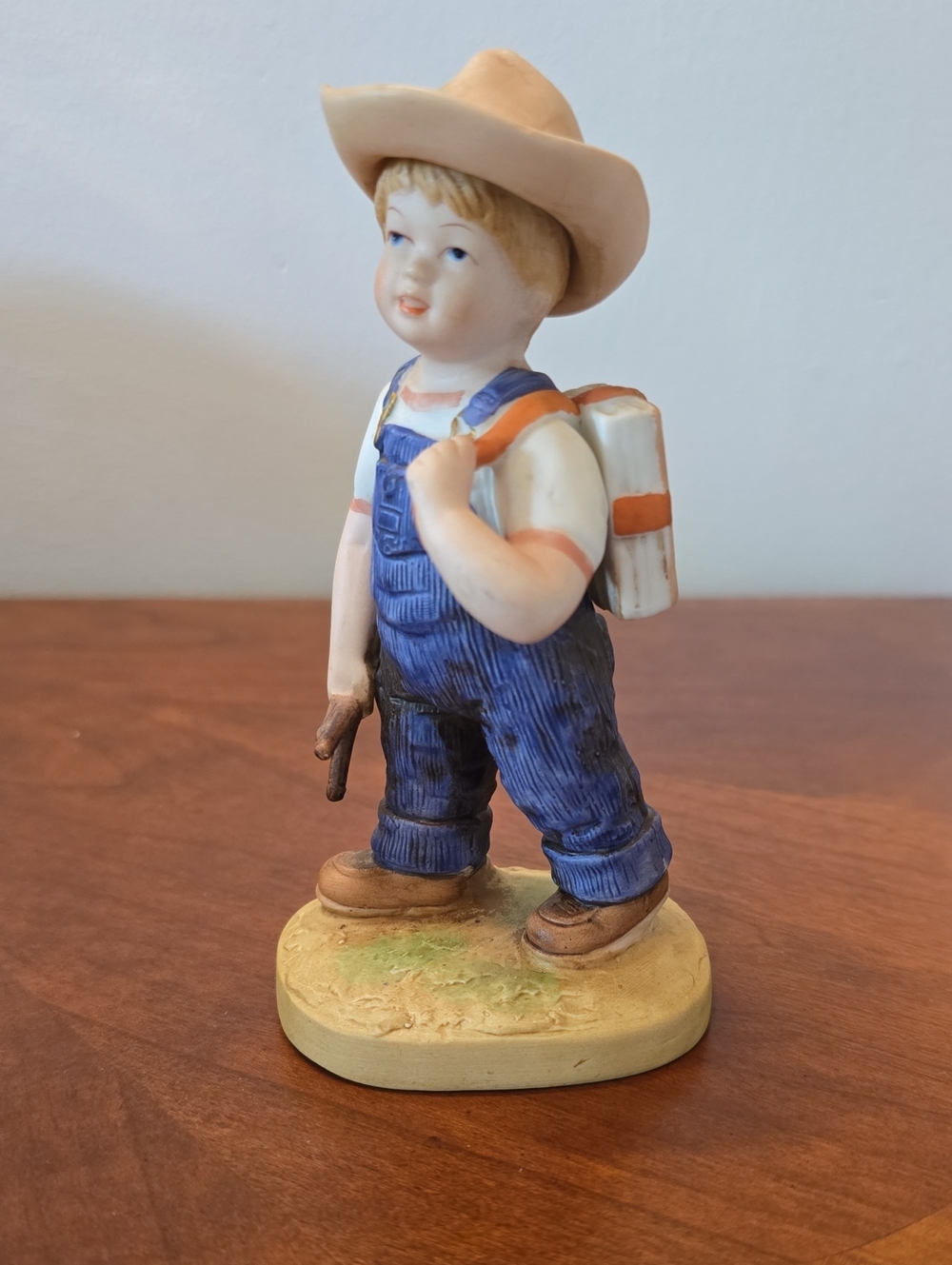 The Homco Denim Days #1513 figurine set is titled "School Days"